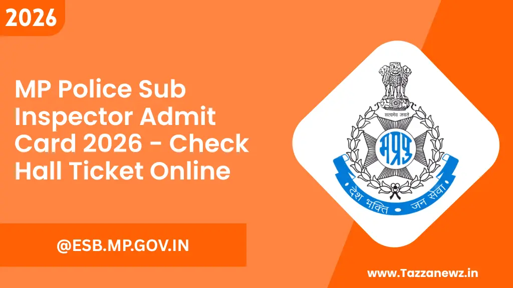 MP Police Sub Inspector Admit Card 2026