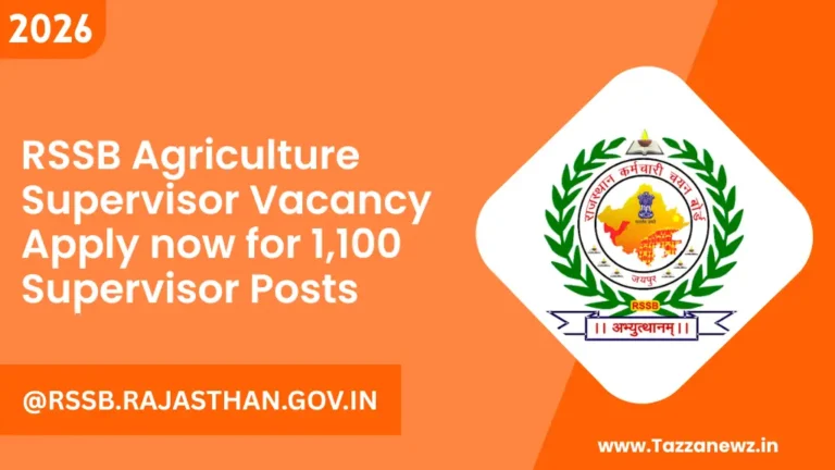 RSSB Agriculture Supervisor Vacancy