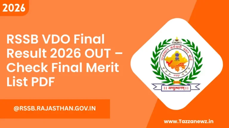 RSSB VDO Final Result 2026 OUT